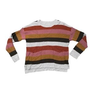 Madewell Stripe Knit Sweater Size Medium